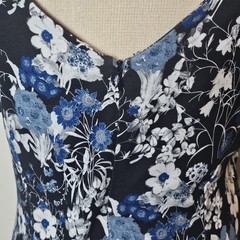 Erdem Vanya Dress Size 12 Black Floral Cottagecore Modern Prairie Wedding Guest
