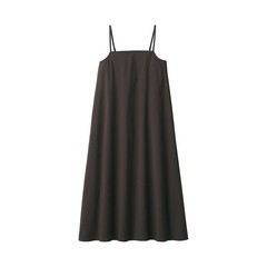 Muji Women&rsquo;s Women&rsquo;s Easy-Dry Quick Dry Broadcloth Camisole Dress Brown S