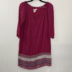 H&M Red with a Stunning Design Tie up the front Dress 14