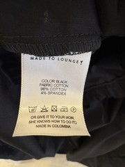 NWT The Lulo Project Bogota Midi Dress Black Tiered Ruffle TieFront CottonSize L