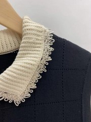 Sandro lace Color contrast sleeveless Knitted dress for Women