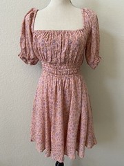 NWT Small Spell & the Gypsy Rae Mini Dress Pink Floral Revolve