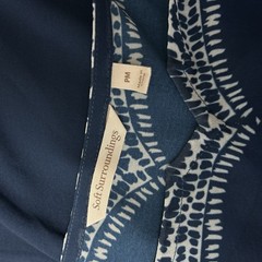 SOFT SURROUNDINGS size medium petite LINED POCKET SHIISCUS SHIFT DRESS