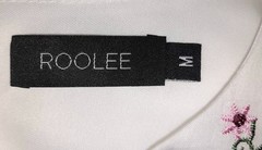 Roolee DeMille Womens Embroidery Bell Sleeve Empire Waist Dress Boho Size Medium