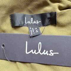 NWT Lulus Impressive Favorite Olive Jacquard Strapless Midi Dress XS