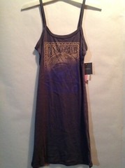 Pink Floyd Women&rsquo;s Small Grey Blue Mini Dress Bodycon Graphic Band Summer Tank