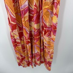 Z Supply Dress Women’s Size Small NWT Charm Stained Glass Linen Blend Midi/Maxi