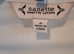 Nanette Lepore Women&rsquo;s Button Up Dress Small Long Sleeve Lightweight Garment