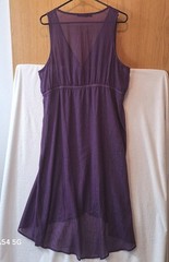 Womans Dress Size 1 Maurices 2 Piece Purple Sparkles