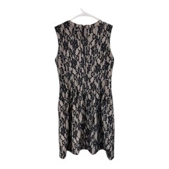 Anthropologie HD In Paris Violante Lace Mini Dress Sz S Fit & Flare Black White