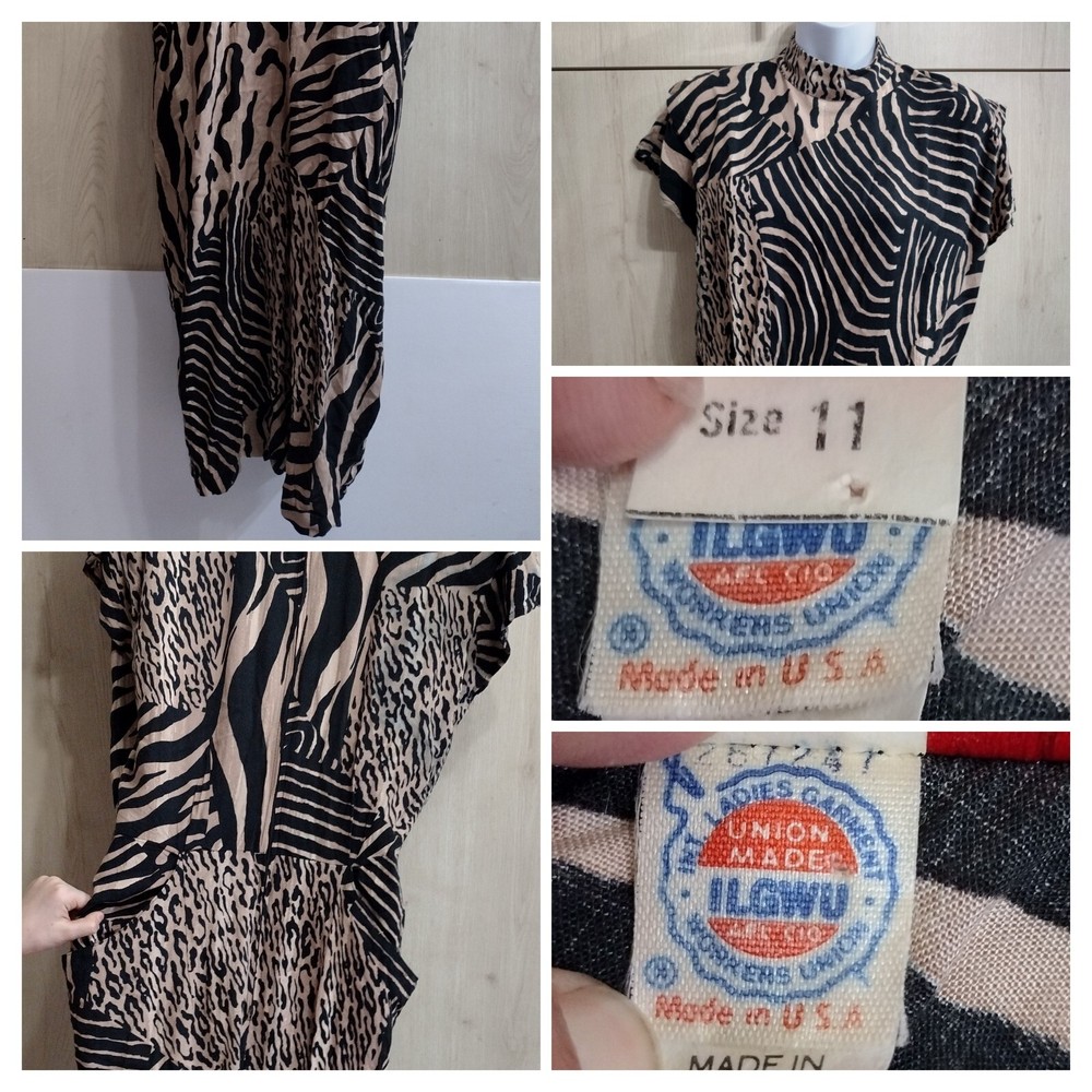 Vintage Dress Union Made Scarlett Size 11 RUNS SMALL USA Made See Photos Women&rsquo;s