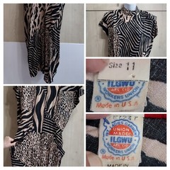 Vintage Dress Union Made Scarlett Size 11 RUNS SMALL USA Made See Photos Women&rsquo;s