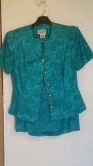 Melissa Green suit w/pencil skirt 10P. Work or wedding, dry clean only. 