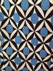 AGB Ladies Short Dress Blue/Black/White Design Size 14 – New with Tags