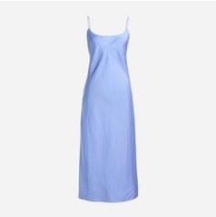 New J Crew Gwyneth Slip Dress Light Blue Sz 2 4 6 8 10 12 14 Adjustable Strap