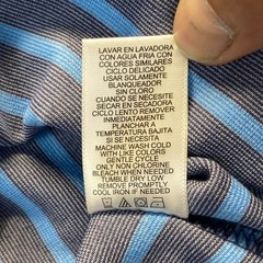 Peter Som for DesigNation Blue Striped Empire Waist Fit & Flare Dress,Size 8