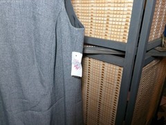 Nipon Boutique Sleeveless Charcoal Shift Dress