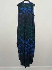 Mara Hoffman Star Blast Midi Shirt Dress Sleeveless Maxi Size L