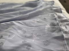 For Love & Lemons VS High Tide Embroidered Slip Dress Baby Blue XL Mermaid Beach