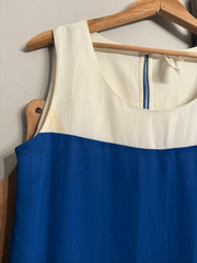Pink owl color block mini dress size Small