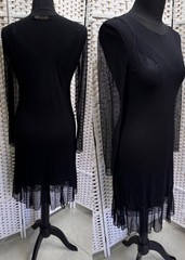 Michal Negrin Two-Piece black Dress with Lace Dress Size – M – NWT