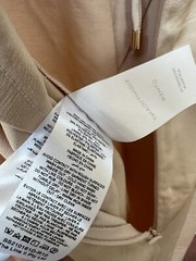 Significant Other satin medium weight fabric midi dress,sz 4, New, Champagne