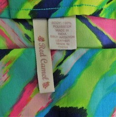 Red Camel Women&rsquo;s Dress, Size M, Multicolor, 100% Polyester