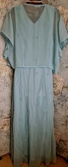 Berkertex Turquoise beaded 20s Gatsby Evening Wedding Occasion dress Bolero 20