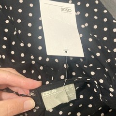 ASOS Black and White Polka Dot Dress