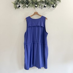 Athleta Plus Size Expedition Blue Athletic Dress Size 26 Z9037 built in shorts