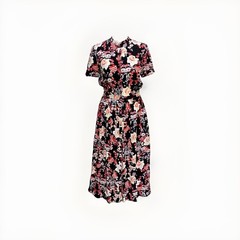 Somerset Alice Temperley Dress Size UK 10 Midi Floral Pockets Shirt Feminine