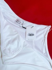 NWT Sz Large Medium US 8 ❤️ HELLO MOLLY Romantic White Sexy Women’s Mini Dress