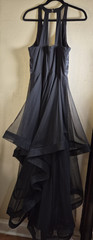 Speechless Formal Black Halter Dress Embellished Bodice Tulle Tier Skirt NWT 11