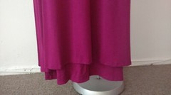 Antthony Original Maxi Magic Dress Size XS Magenta Stretch 6 Ways to Wear? READ