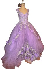 Morilee Madeline Gardner Princess Tulle Orchid Quinceanera Dress Gown 2