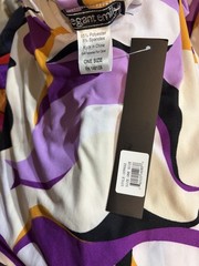 NWT Elegant Emily Abstract Print Maxi Dress
