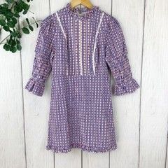 Laura Ashley Prairie Dress Floral Spring Cottagecore Homestead 100% Cotton Blue