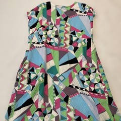 PAROLARI EMILIO PUCCI Dress Iconic Print Italian Luxury Rare item VINTAGE used