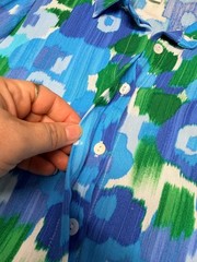 Tuckernuck Pomander Place Amalfi Watercolor Mabel Maxi Dress Medium Blue