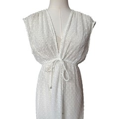 Lovestitch Sheer Ruffle Tiered Fairy Maxi Dress Size M Ethereal Goddess Angel
