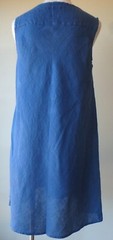 FLAX Designs Linen Dreamy Dress M & L NWOT Shift Dress DELFT BLUE
