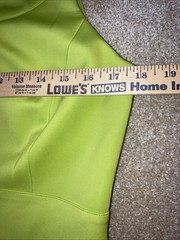 Spense Womens Size 12 Green Sleeveless Dress Scuba feel Thick / Size Zip New