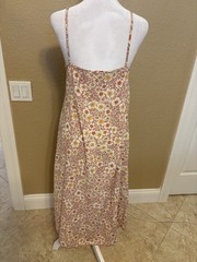 Jessica Simpson Pink Floral Print Romantic Sundress, Medium