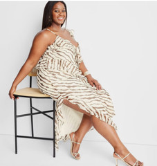 Future Collective with Jenee Naylor Women&rsquo;s Ruffle Maxi Dress Medium