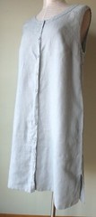FLAX Designs LINEN DRESS S & L NWT Marigold Layer GReY