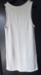 GAP Mini Sweater Dress L NWT Cream Knit Tank Dress Tunic 100% Cotton 787673