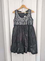 Papillon NWT Women&rsquo;s Size Medium Dress Black Knee Length A-Line