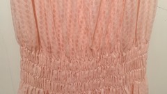 Van Raalte Peach Sleeveless Midi Sundress Chiffon nylon (dirty dancing dress)