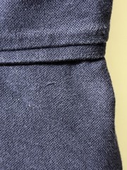 Boden Sheath Knit Dress Blue Solid Scoop Neck Zip Back Cap Sleeve 10L Tall US