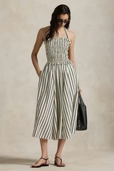 Ralph Lauren Striped Dress As Worn By Taylor Swift Engagement Photograph